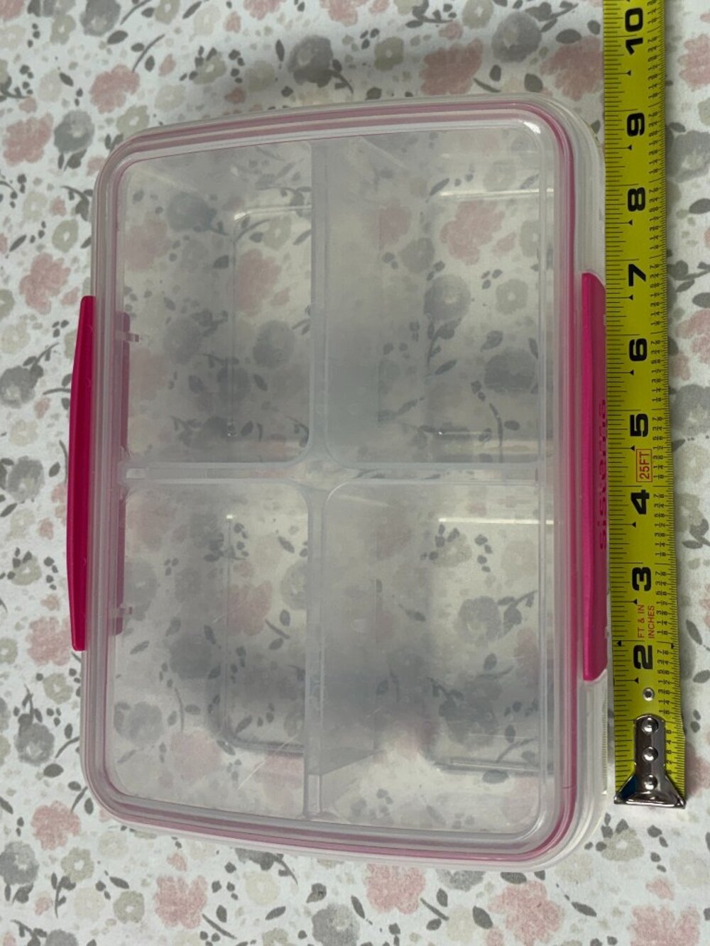 Sistema 6x9 inch Storage Container, 4 sections